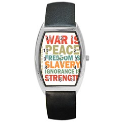 Orwell Barrel Style Metal Watch by Valentinaart