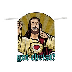 Buddy Christ Lightweight Drawstring Pouch (s) by Valentinaart