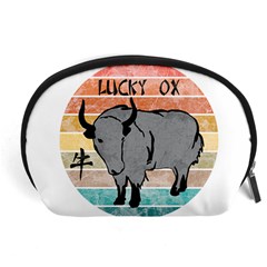 Chinese New Year ¨c Year Of The Ox Accessory Pouch (large) by Valentinaart