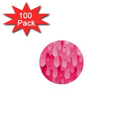 Rose Slime  1  Mini Buttons (100 Pack)  by Sobalvarro