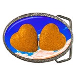 Two Hearts Belt Buckles Front