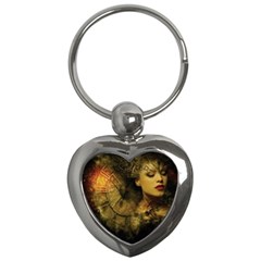 Surreal Steampunk Queen From Fonebook Key Chain (heart) by 2853937