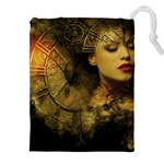 Surreal Steampunk Queen From Fonebook Drawstring Pouch (5XL) Front