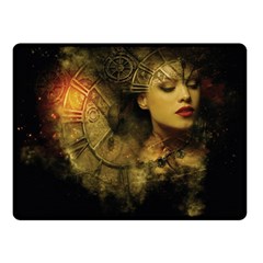 Surreal Steampunk Queen From Fonebook Double Sided Fleece Blanket (small)  by 2853937