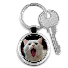 Wow Kitty Cat From Fonebook Key Chain (round) by 2853937