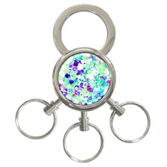 Sequins And Pins 3-ring Key Chain by essentialimage