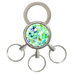 Summer Sequins 3-ring Key Chain by essentialimage