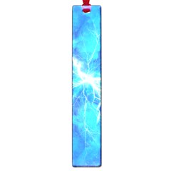 Blue Lightning Thunder At Night, Graphic Art 3 Large Book Marks by picsaspassion