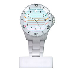 Crayon Background School Paper Plastic Nurses Watch by Dutashop