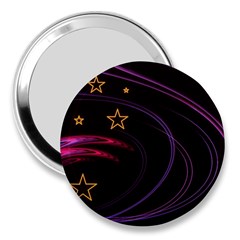 Background Abstract Star 3  Handbag Mirrors