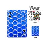 Hexagon Windows Playing Cards 54 Designs (Mini) Front - Spade3