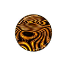 Wave Abstract Lines Hat Clip Ball Marker