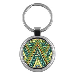 Native Mandala Key Chain (round) by goljakoff