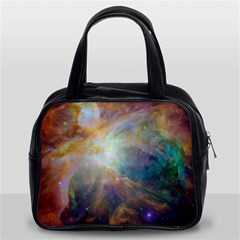 Colorful Galaxy Classic Handbag (two Sides) by ExtraAwesomeSauce