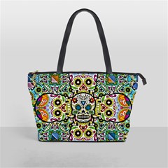 Sugar Skulls Pattern Classic Shoulder Handbag by ExtraAwesomeSauce