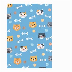 Cute Cat Pattern Small Garden Flag (two Sides)