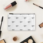 Tribal Style Symbol Drawing Print Pattern Cosmetic Bag (Small) Front