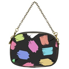 Many Colors Pattern Seamless Chain Purse (two Sides)