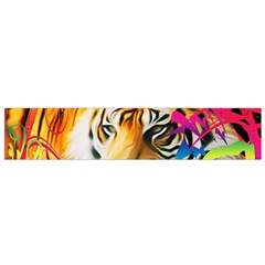 Tiger In The Jungle Small Flano Scarf by icarusismartdesigns