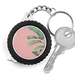 Banana leaf on pink Measuring Tape Front