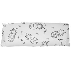 Pineapples Doodles Body Pillow Case Dakimakura (two Sides) by goljakoff