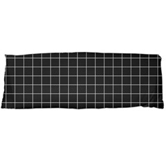 Gray Plaid Body Pillow Case (dakimakura) by goljakoff