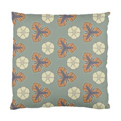 Flowers Leaves  Floristic Pattern Standard Cushion Case (one Side) by SychEva