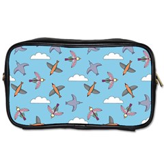 Birds In The Sky Toiletries Bag (one Side) by SychEva