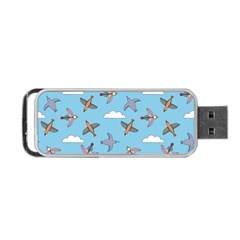 Birds In The Sky Portable Usb Flash (one Side) by SychEva