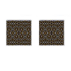 Modern Geometric Ornate Pattern Cufflinks (square)