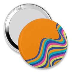 Psychedelic-groovy-pattern 3  Handbag Mirrors by designsbymallika