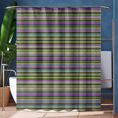 Line Knitted Pattern Shower Curtain 60  X 72  (medium)  by goljakoff