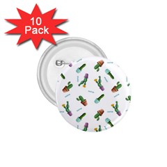 Cacti In Pots 1 75  Buttons (10 Pack) by SychEva