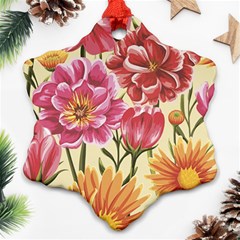 Flowers Ornament (snowflake)