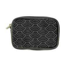 Black Sashiko Pattern Coin Purse by goljakoff