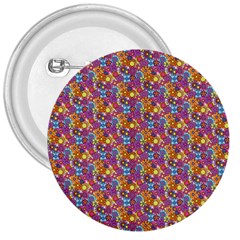 Summer Floral Pattern 3  Buttons by designsbymallika