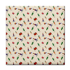 Vegetables Athletes Face Towel by SychEva