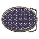 Pattern Arc en ciel/Nuages Belt Buckles Front