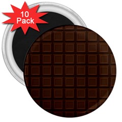 Chocolate 3  Magnets (10 Pack)  by goljakoff