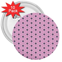 Sweet Sweets 3  Buttons (10 Pack)  by SychEva