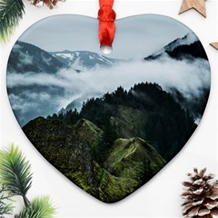 Green Mountain Ornament (heart) by goljakoff