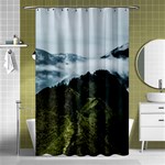 Green mountain Shower Curtain 48  x 72  (Small)  Curtain(48  X 72 ) - 42.18 x64.8  Curtain(48  X 72 )