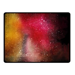 Red And Yellow Drops Fleece Blanket (small) by goljakoff