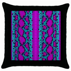 Snake Print Cbdoilprincess 4be14ba2-4032-43e6-a099-7f7e7f0d7362 Throw Pillow Case (black)