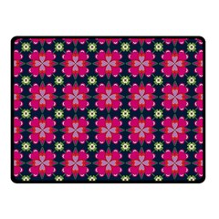 Pattern Of Hearts Double Sided Fleece Blanket (small)  by SychEva