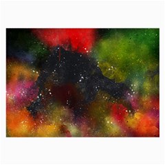 Abstract Paint Drops Large Glasses Cloth by goljakoff