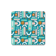 Abstract Shapes Square Magnet by SychEva