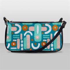 Abstract Shapes Shoulder Clutch Bag by SychEva