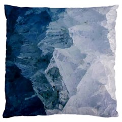 Storm Blue Ocean Large Cushion Case (one Side) by goljakoff