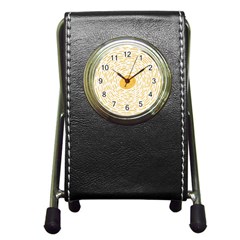 Sunlight Pen Holder Desk Clock by goljakoff